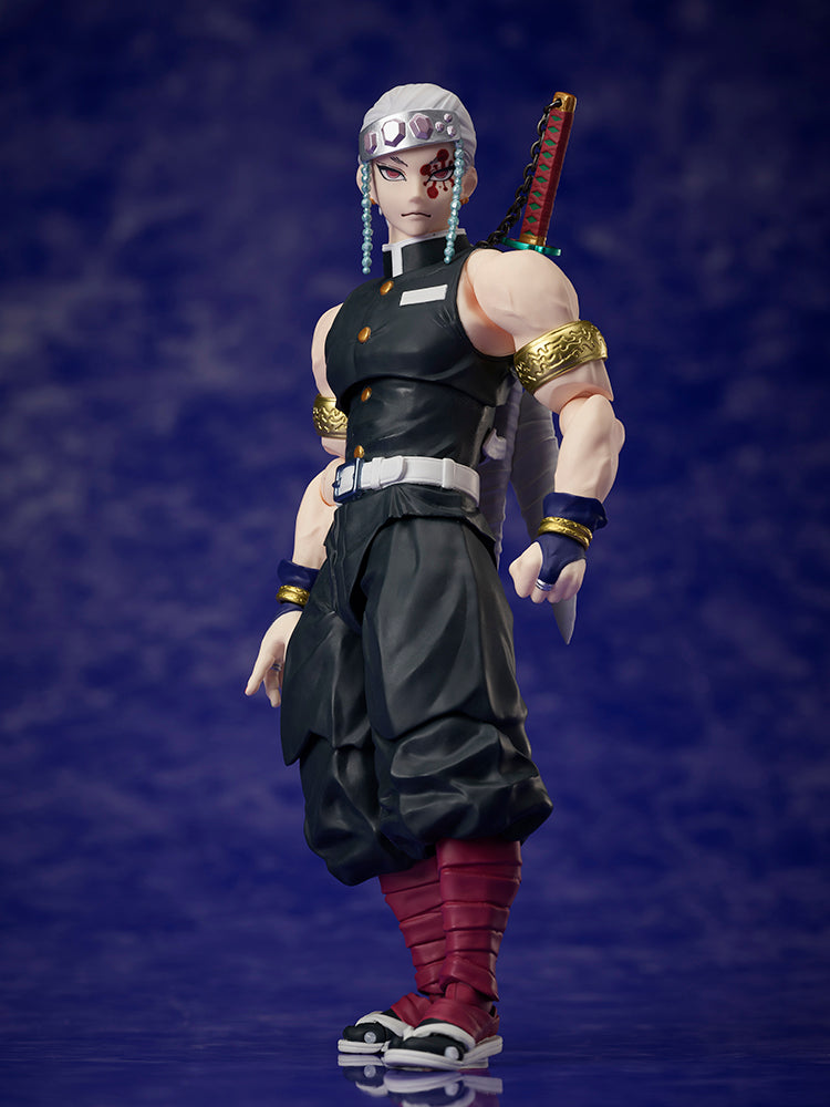 Demon Slayer BUZZmod. Tengen Uzui 1/12 Scale Action Figure — back view