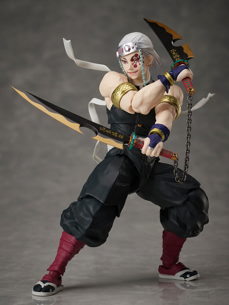 Demon Slayer BUZZmod. Tengen Uzui 1/12 Scale Action Figure — back view