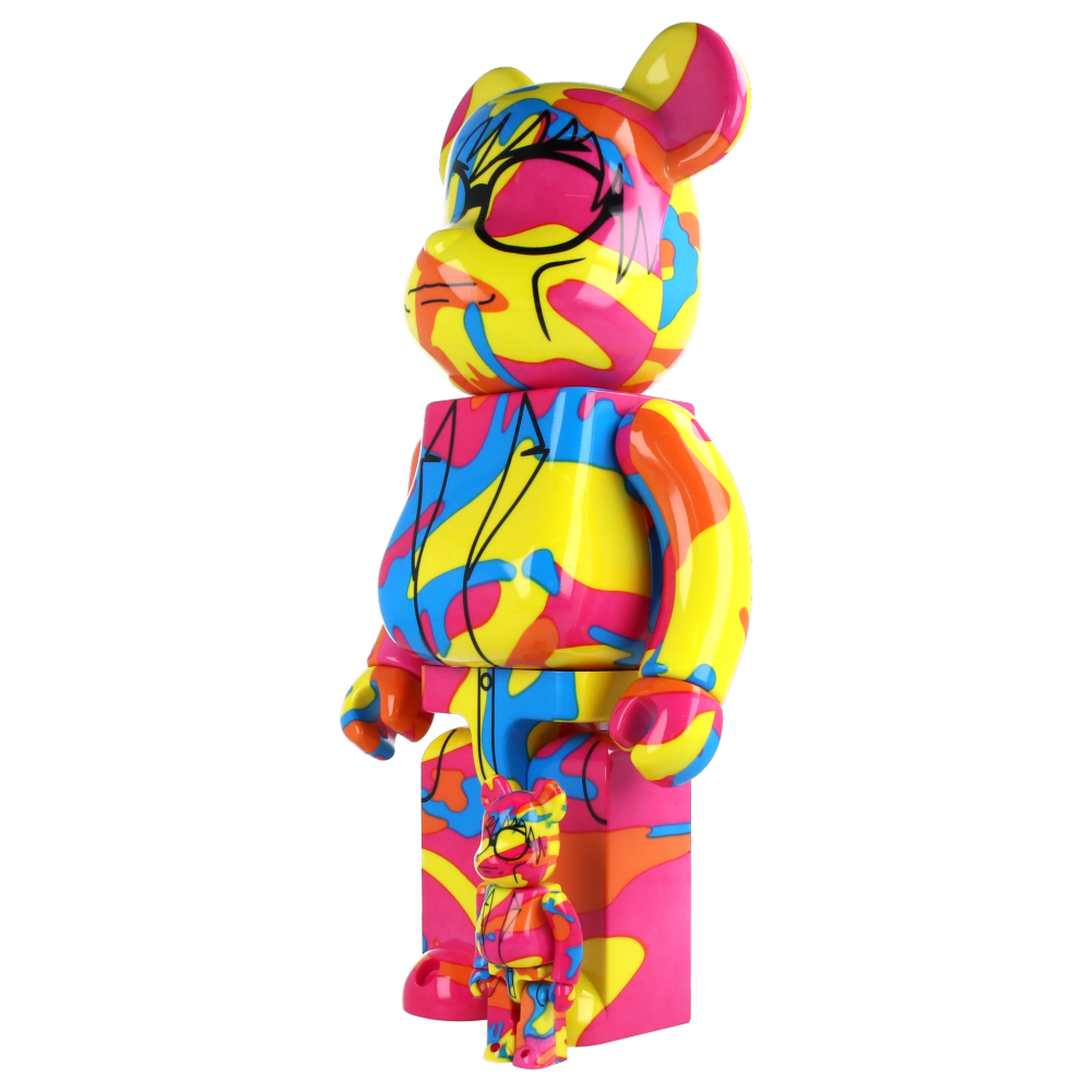 400% + 100% Bearbrick Andy Warhol Special — back view