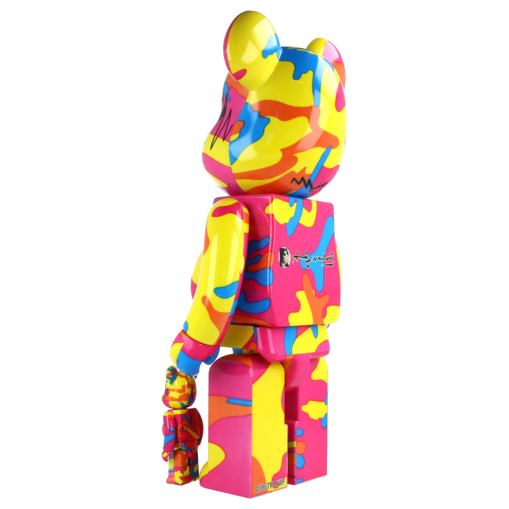 400% + 100% Bearbrick Andy Warhol Special — detail