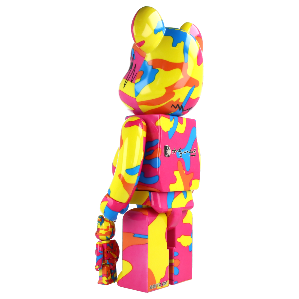 400% + 100% Bearbrick Andy Warhol Special