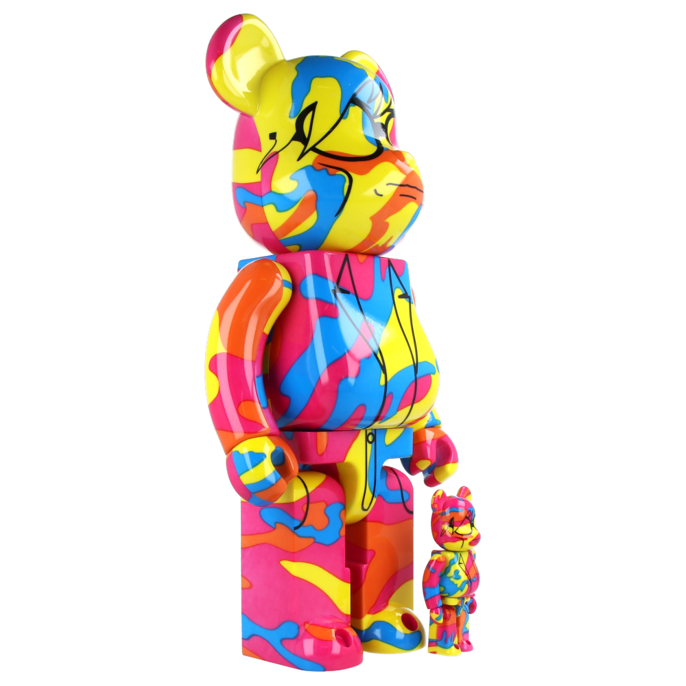 400% + 100% Bearbrick Andy Warhol Special — back view