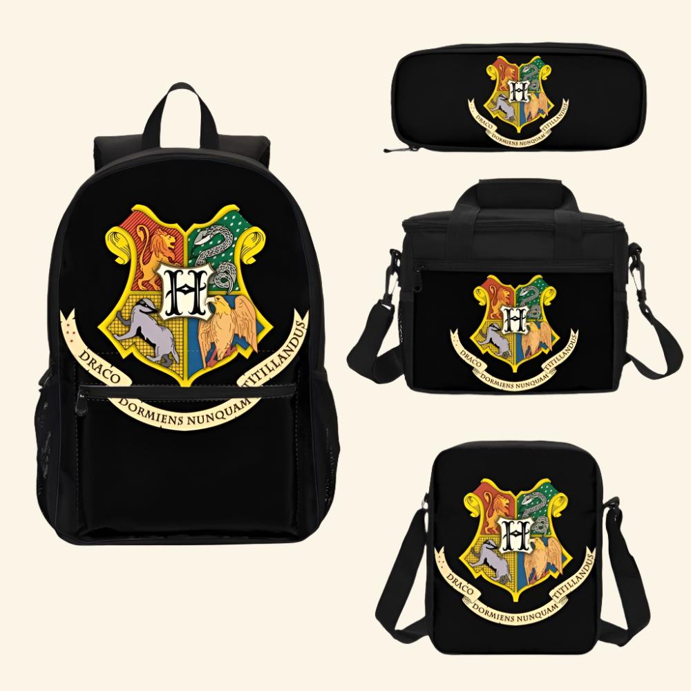 Four-piece School Backpack