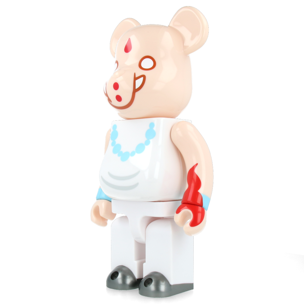 400% Bearbrick Brahman Elephant Blue — back view