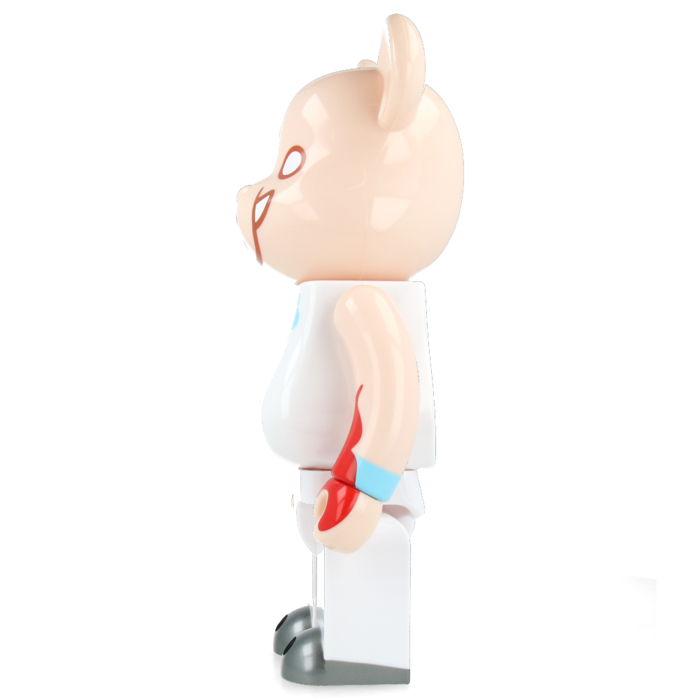 400% Bearbrick Brahman Elephant Blue — side view