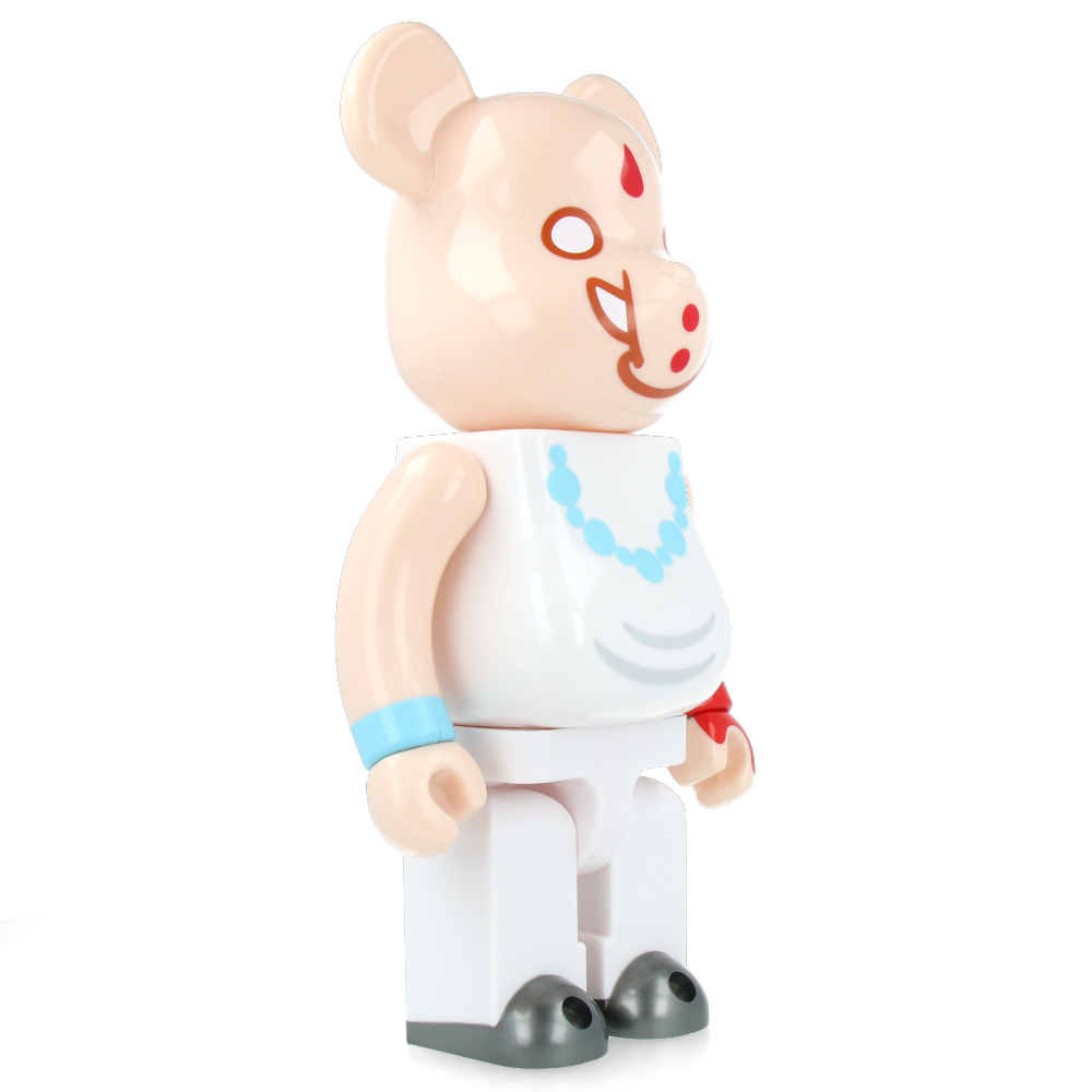 400% Bearbrick Brahman Elephant Blue — back view