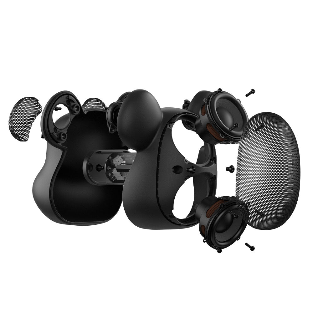 400% Bearbrick Portable Speaker Rinaro - Smoke — side view