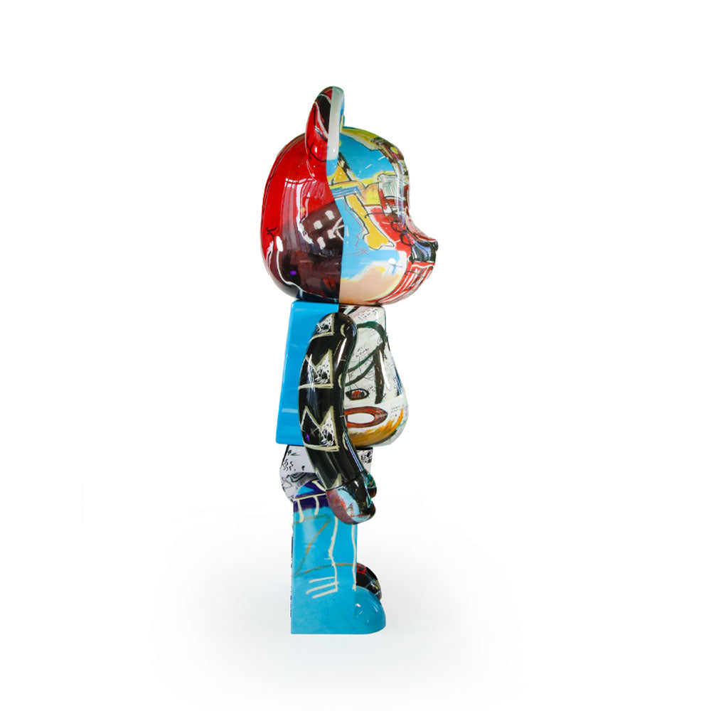 1000% Bearbrick Jean-Michel Basquiat Special — detail