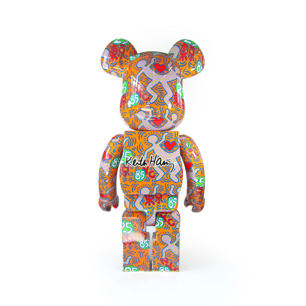 1000% Bearbrick Keith Haring Special BWWT — side view