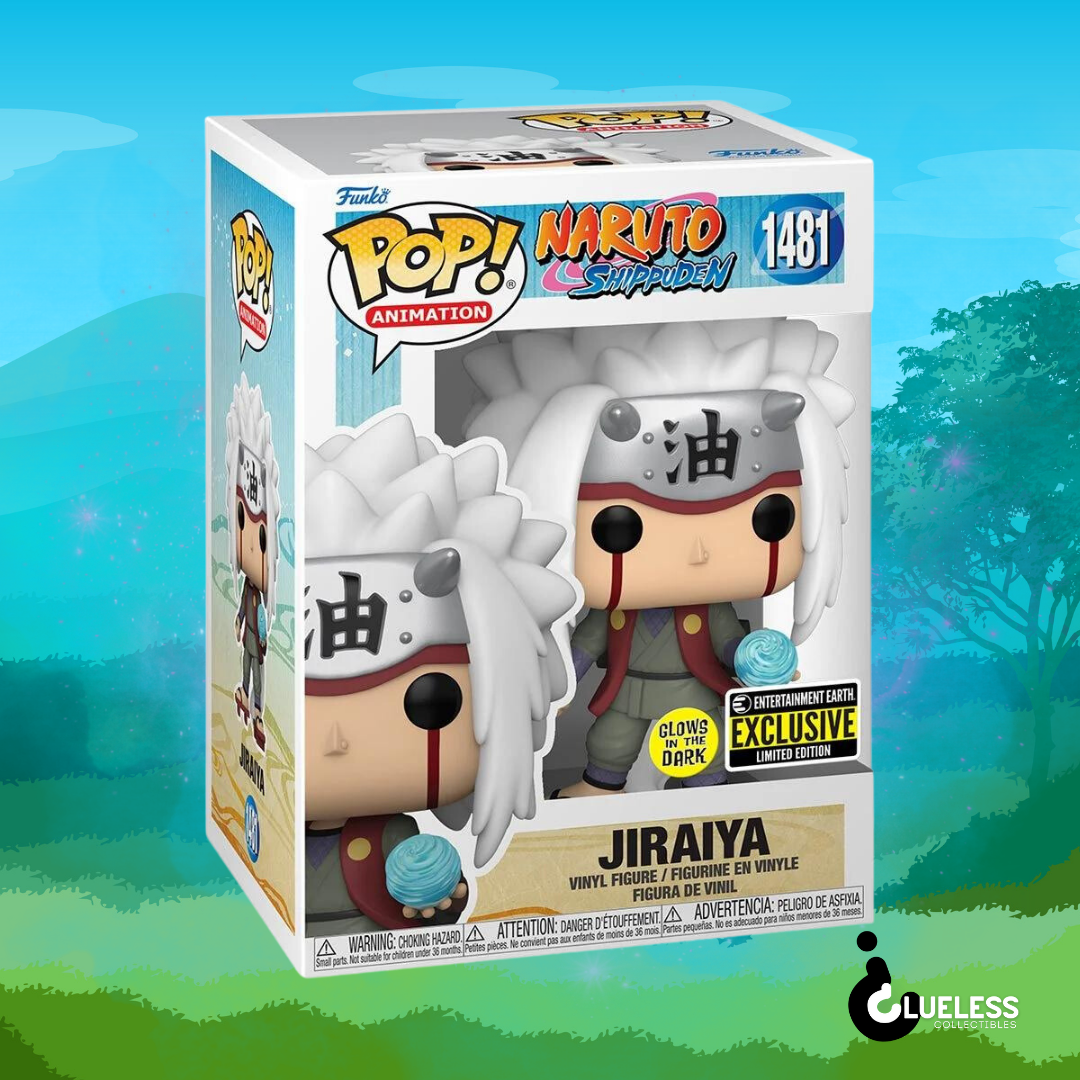 Jiraiya with Rasengan Glow-in-the-Dark Funko Pop - Entertainment Earth Exclusive