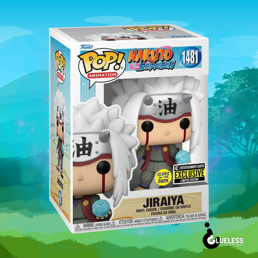 Jiraiya with Rasengan Glow-in-the-Dark Funko Pop! - Entertainment Earth Exclusive