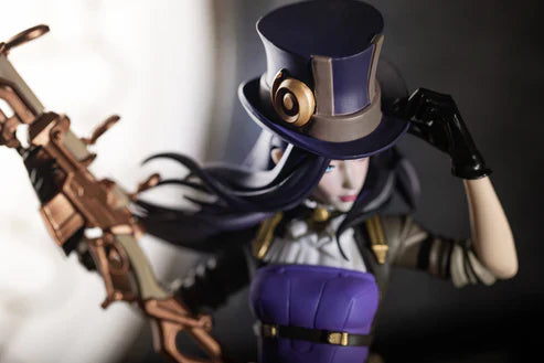 League of Legends - Caitlyn - UNLOCKED Statue — back view