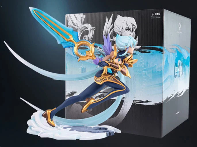 League of Legends - Dawnbringer Riven - UNLOCKED statue — back view
