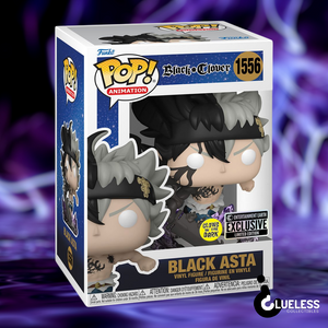 Black Asta Glow-in-the-Dark Funko Pop - Entertainment Earth Exclusive