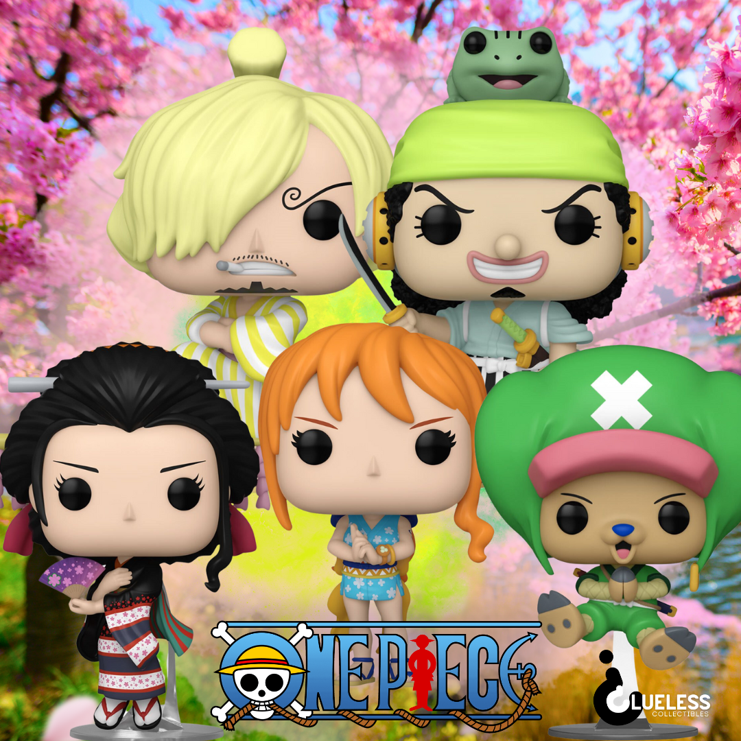 Land of Wano Arc Funko Pop Bundle - One Piece — back view