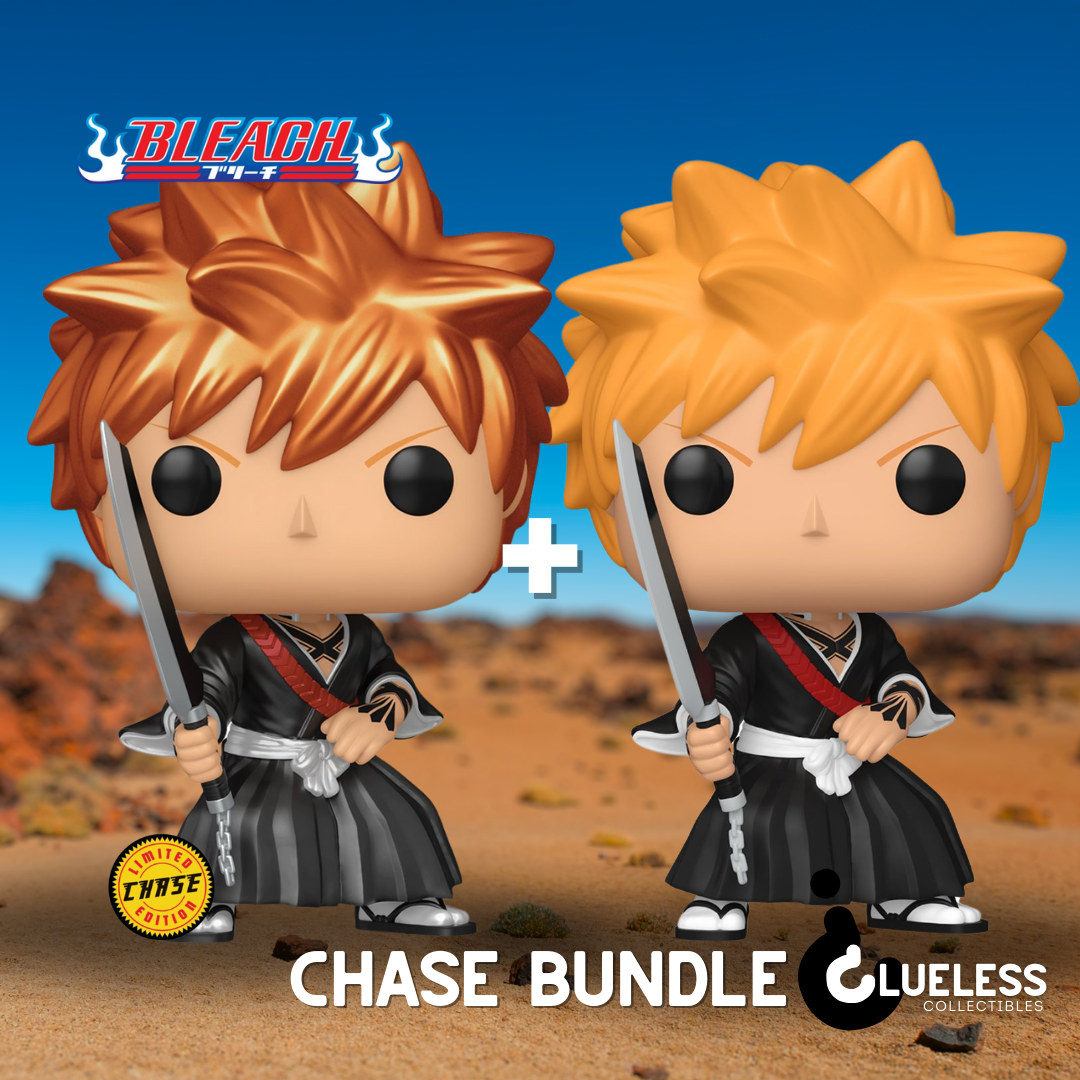 Bleach Funko Pop Duo — Wave 4 Set + Ichigo Kurosaki Shikai Chase — back view