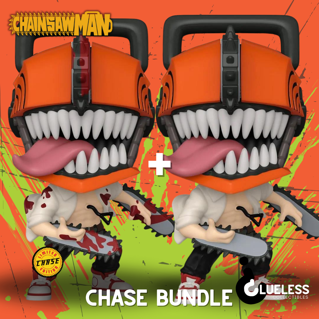 Chainsaw Man Funko Pop Duo — Set Bundle + Chase Bundle — back view