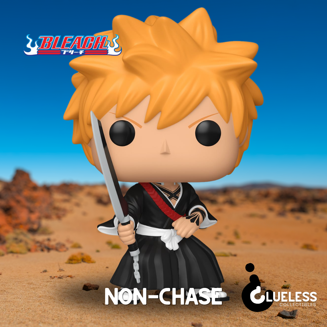 Ichigo Kurosaki (FB Shikai) Funko Pop (Non Chase) — back view