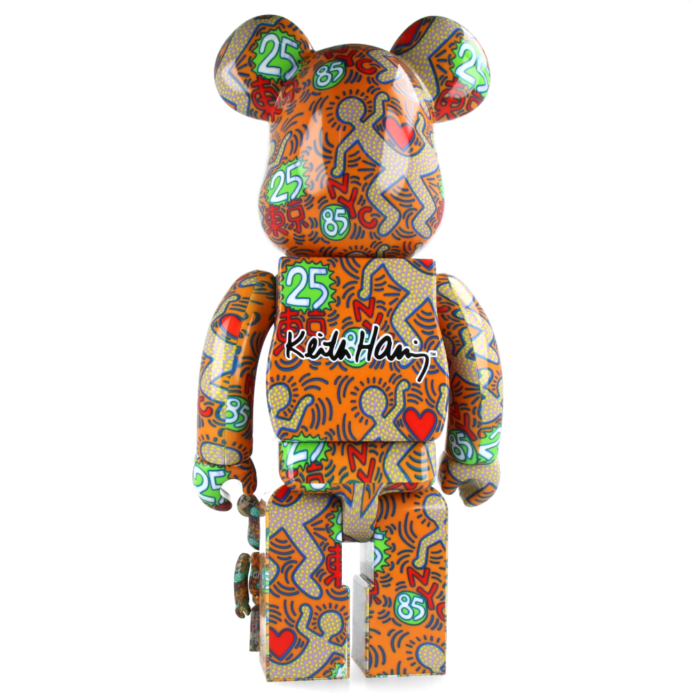 400% + 100% Bearbrick Keith Haring Special BWWT — packaging