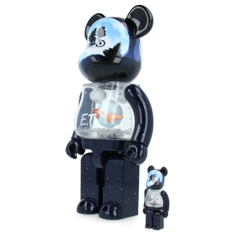 BEARBRICK E.T. Light Up Ver. 100% & 400%