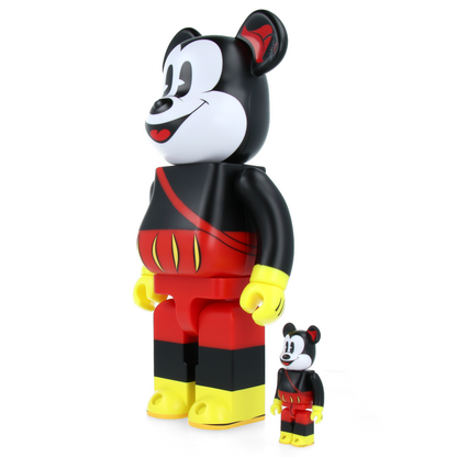 400% & 100% Bearbrick Mickey the Bard