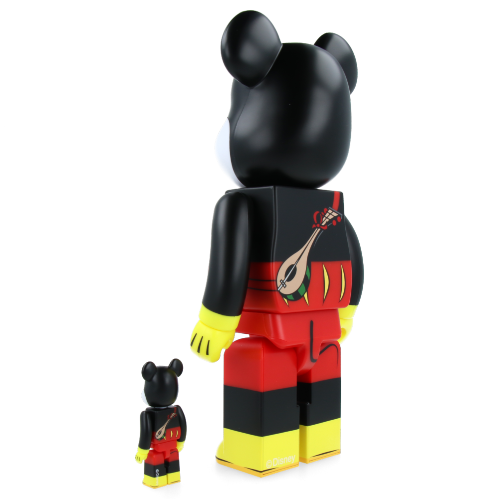 400% & 100% Bearbrick Mickey the Bard