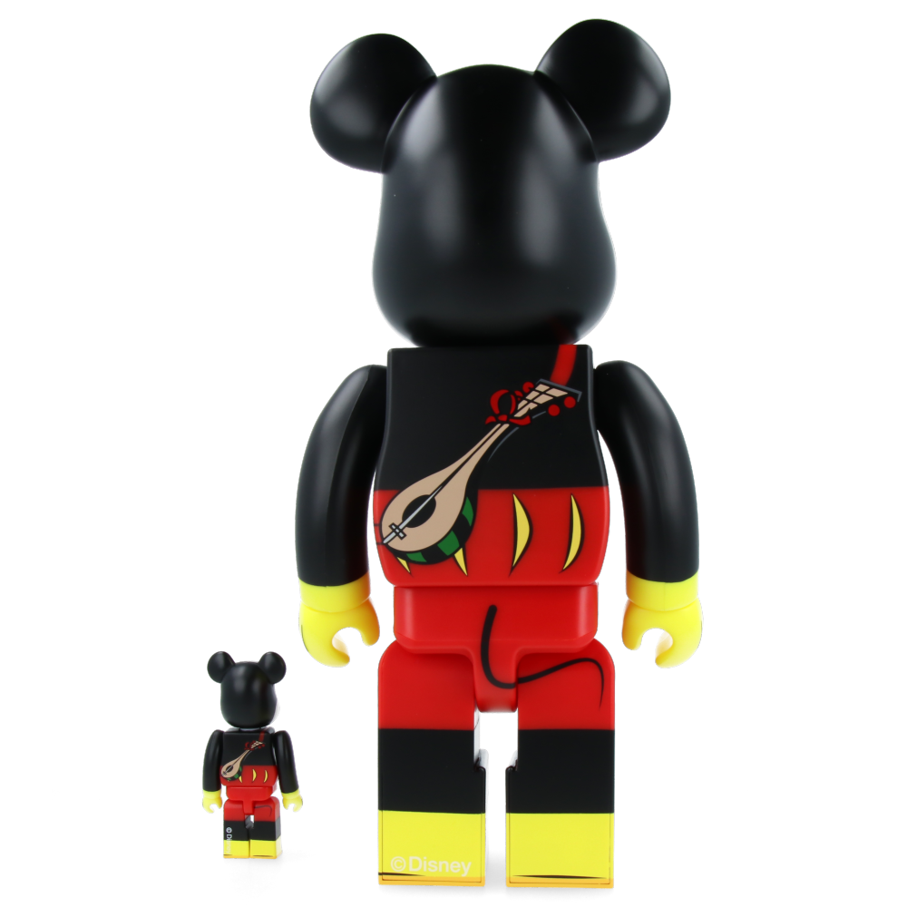 400% & 100% Bearbrick Mickey the Bard