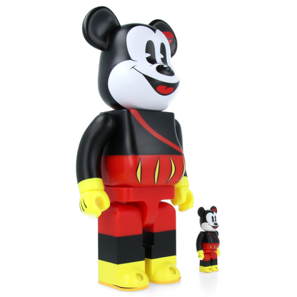 400% & 100% Bearbrick Mickey the Bard