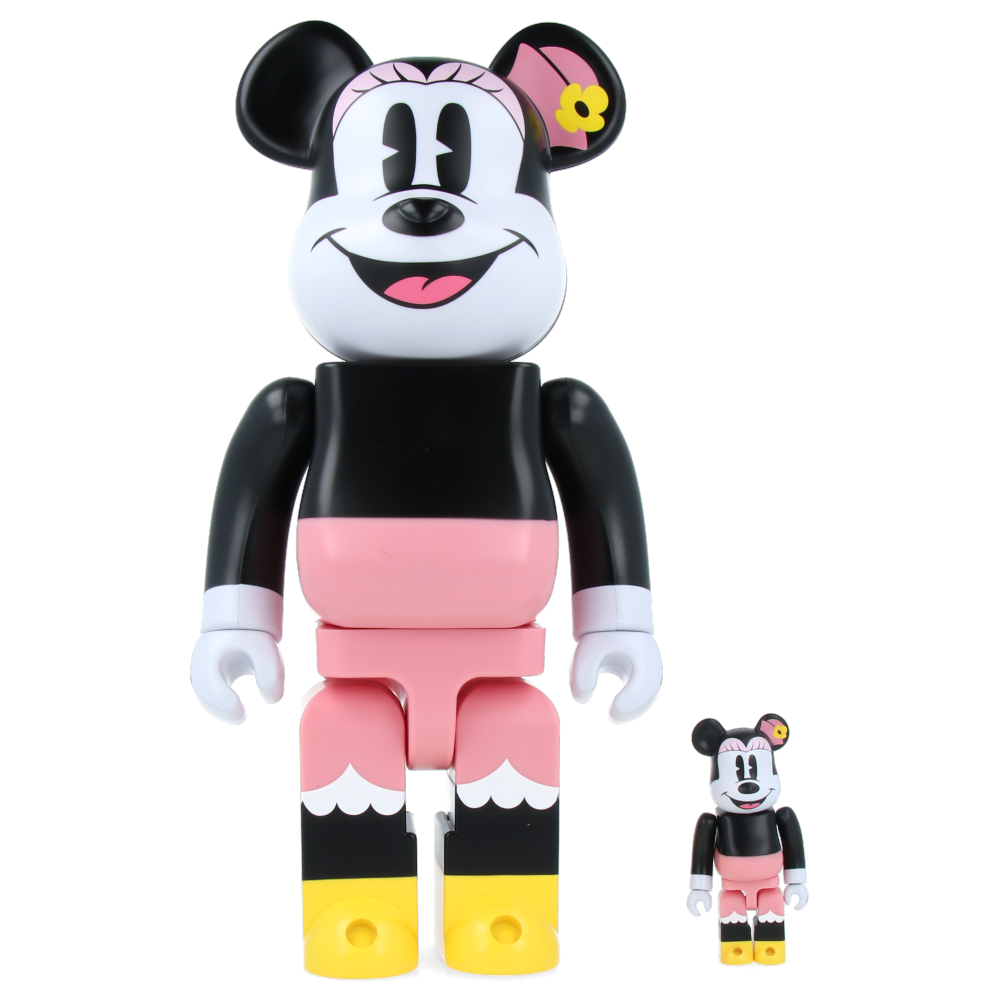 400% + 100% Bearbrick Box Lunch Minnie Mouse