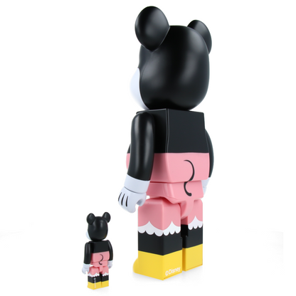 400% + 100% Bearbrick Box Lunch Minnie Mouse