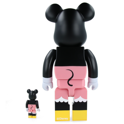 400% + 100% Bearbrick Box Lunch Minnie Mouse