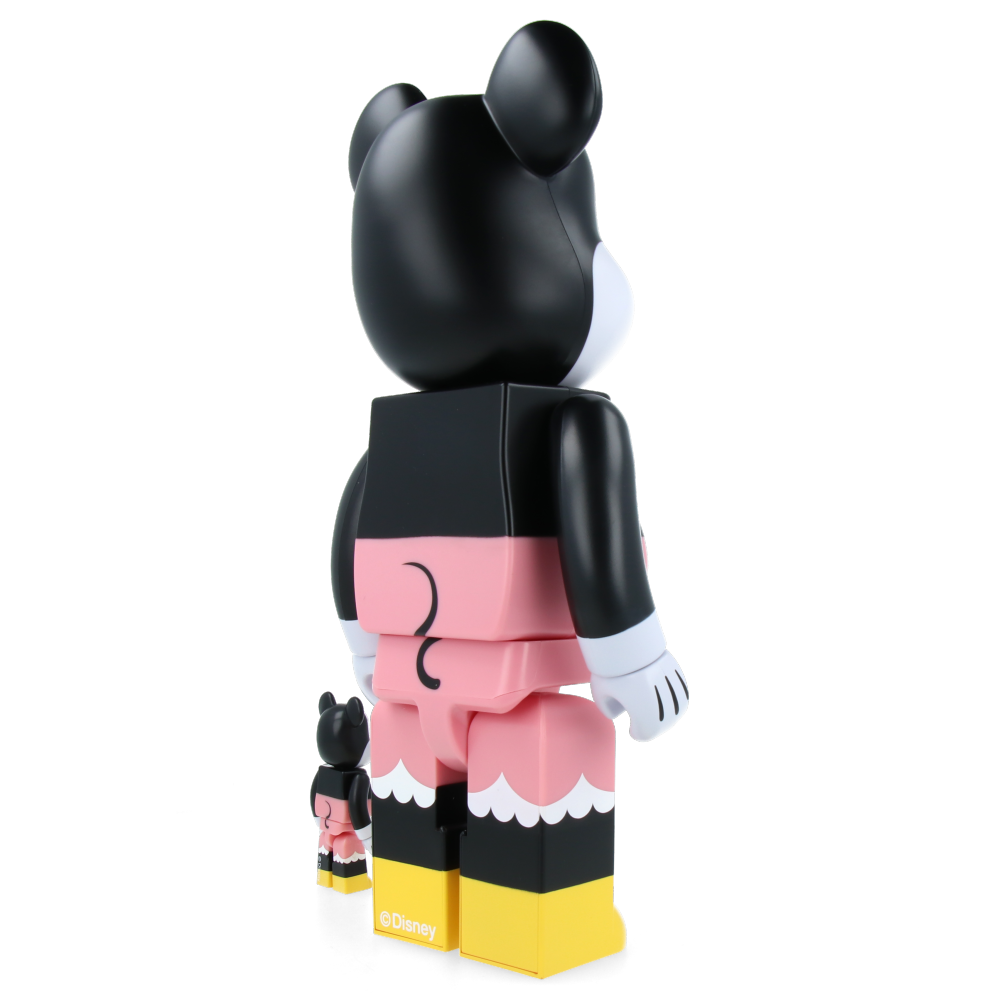 400% + 100% Bearbrick Box Lunch Minnie Mouse