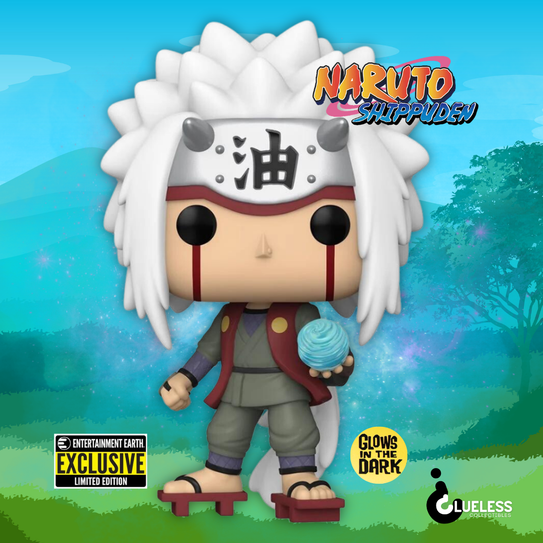 Jiraiya with Rasengan Glow-in-the-Dark Funko Pop! - Entertainment Earth Exclusive