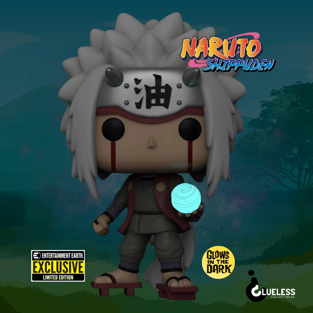 Jiraiya with Rasengan Glow-in-the-Dark Funko Pop! - Entertainment Earth Exclusive