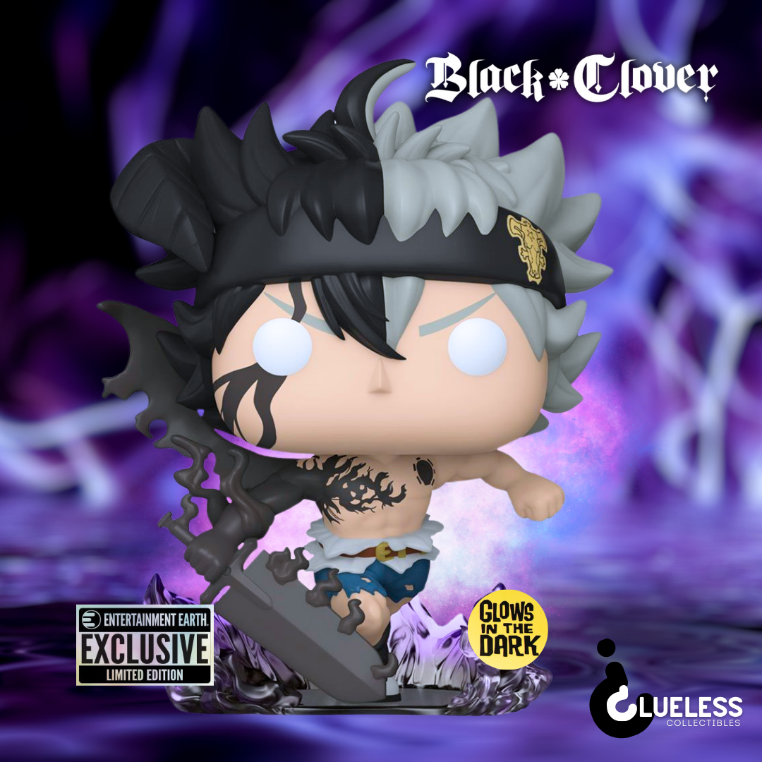 Black Asta Glow-in-the-Dark Funko Pop! - Entertainment Earth Exclusive