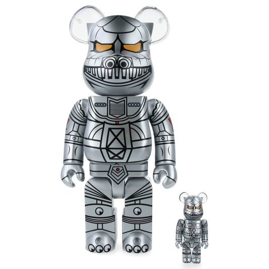 400% + 100% Bearbrick Mechagodzilla (1974)