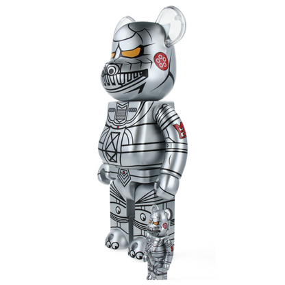 400% + 100% Bearbrick Mechagodzilla (1974)