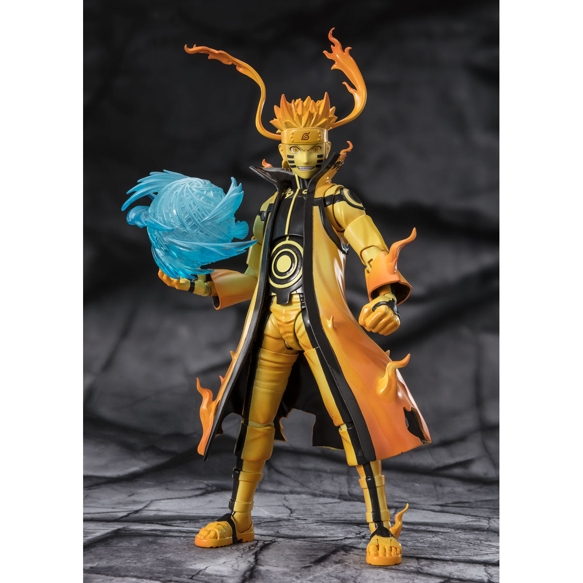 Naruto Uzumaki [Kurama Link Mode] - Courageous Strength That Binds S.H.Figuarts — back view