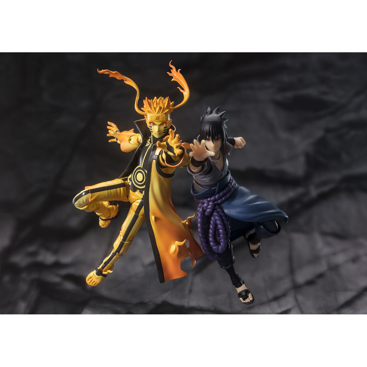 Naruto Uzumaki [Kurama Link Mode] - Courageous Strength That Binds S.H.Figuarts — back view