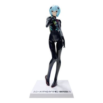 Evangelion Pilots Figure 3-Pack — Asuka Q Posket, Asuka SPM & Rei Ayanami (agent draft T551) — side view