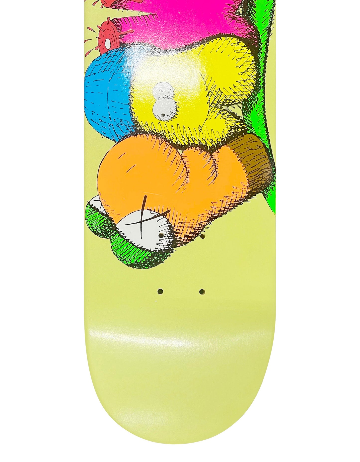 KAWS - 'Fake' Yellow Skateboard Deck, 2007