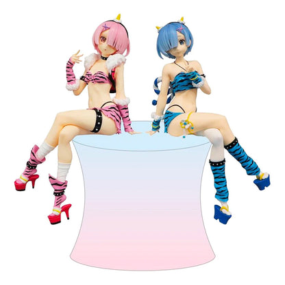 Furyu: Re:Zero Starting Life in Another World - Rem And Ram Demon Costume Ver. Noodle Stopper Figures - Magic Stories