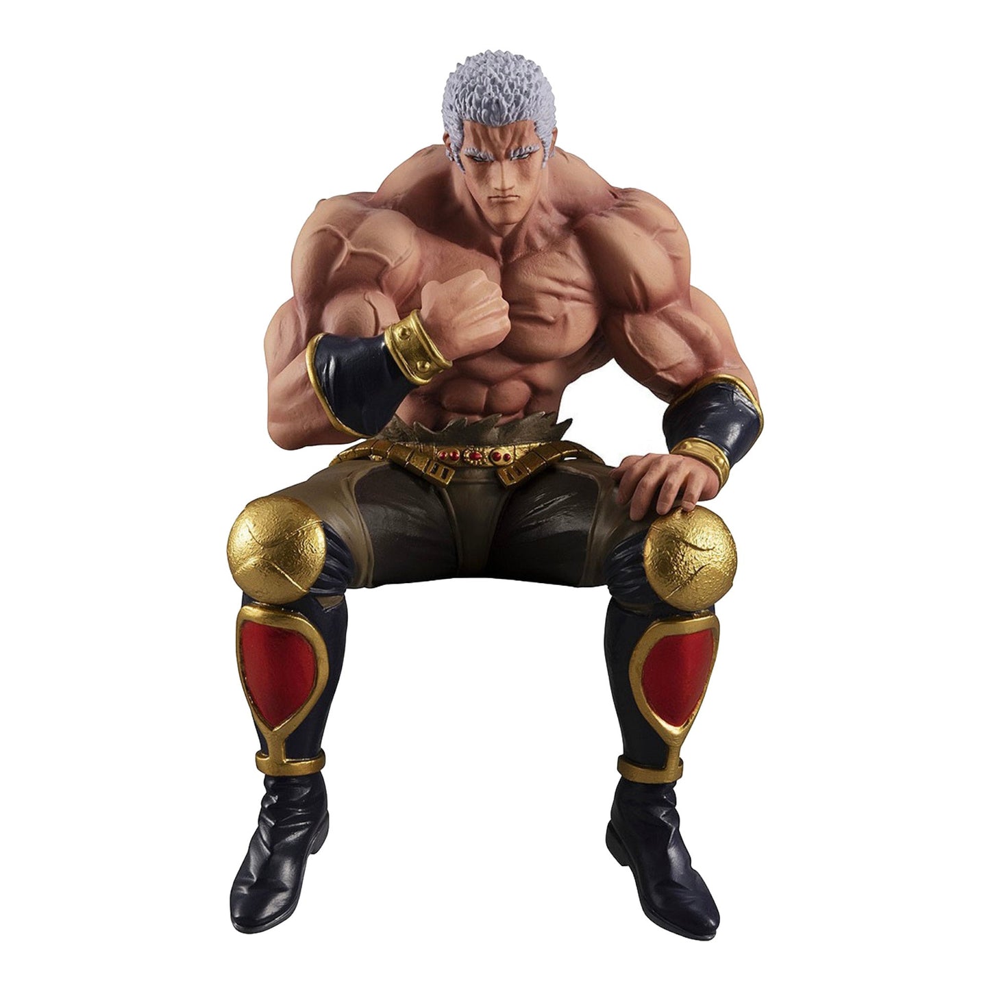 Shonen Legends Figure 3-Pack — Dr. Stone Ryusui, Fist of the North Star Raoh & One Punch Man Sonic — back view