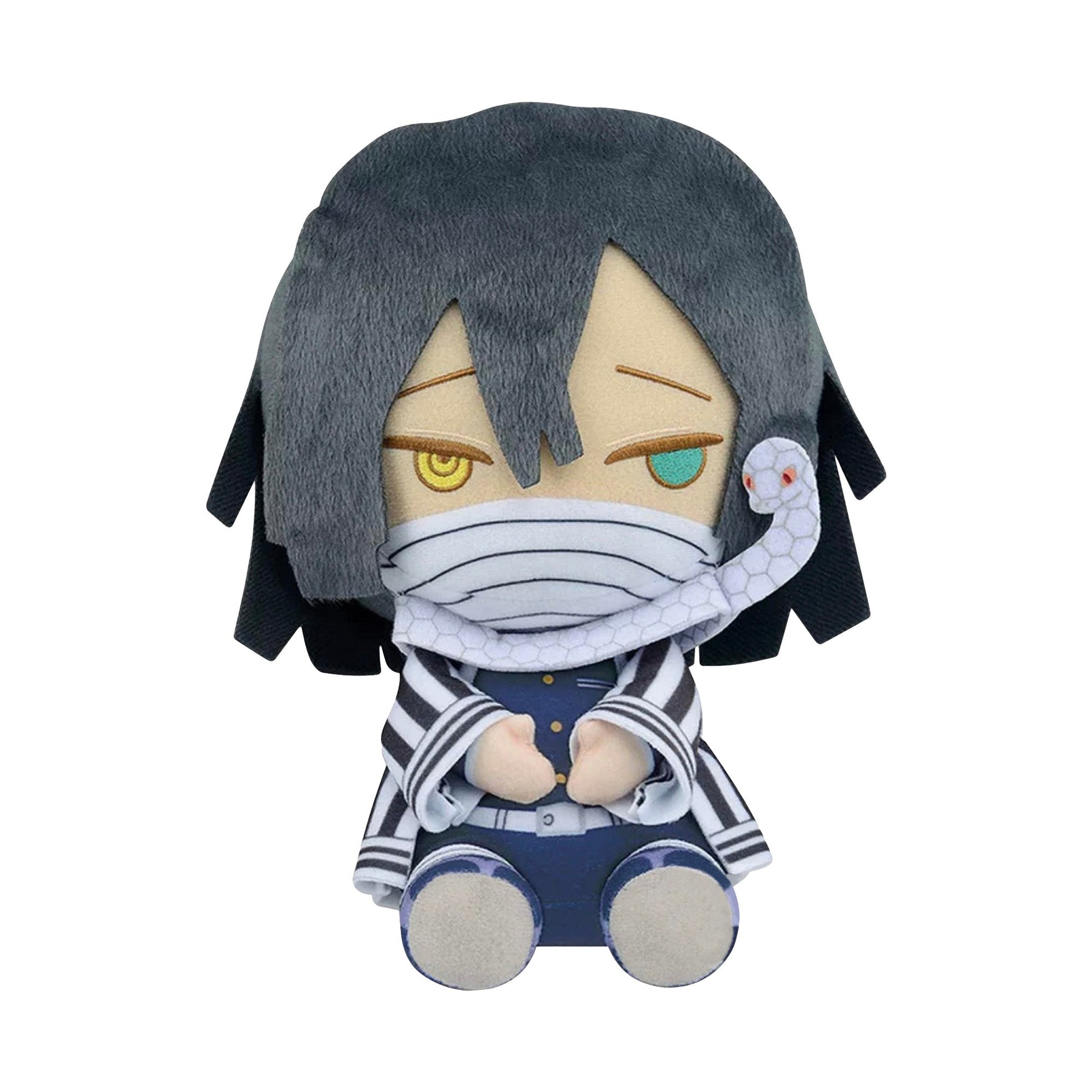 Demon Slayer Plush 3-Pack — Kanao Tsuyuri, Obanai Iguro & Tengen Uzui (agent draft T551) — back view