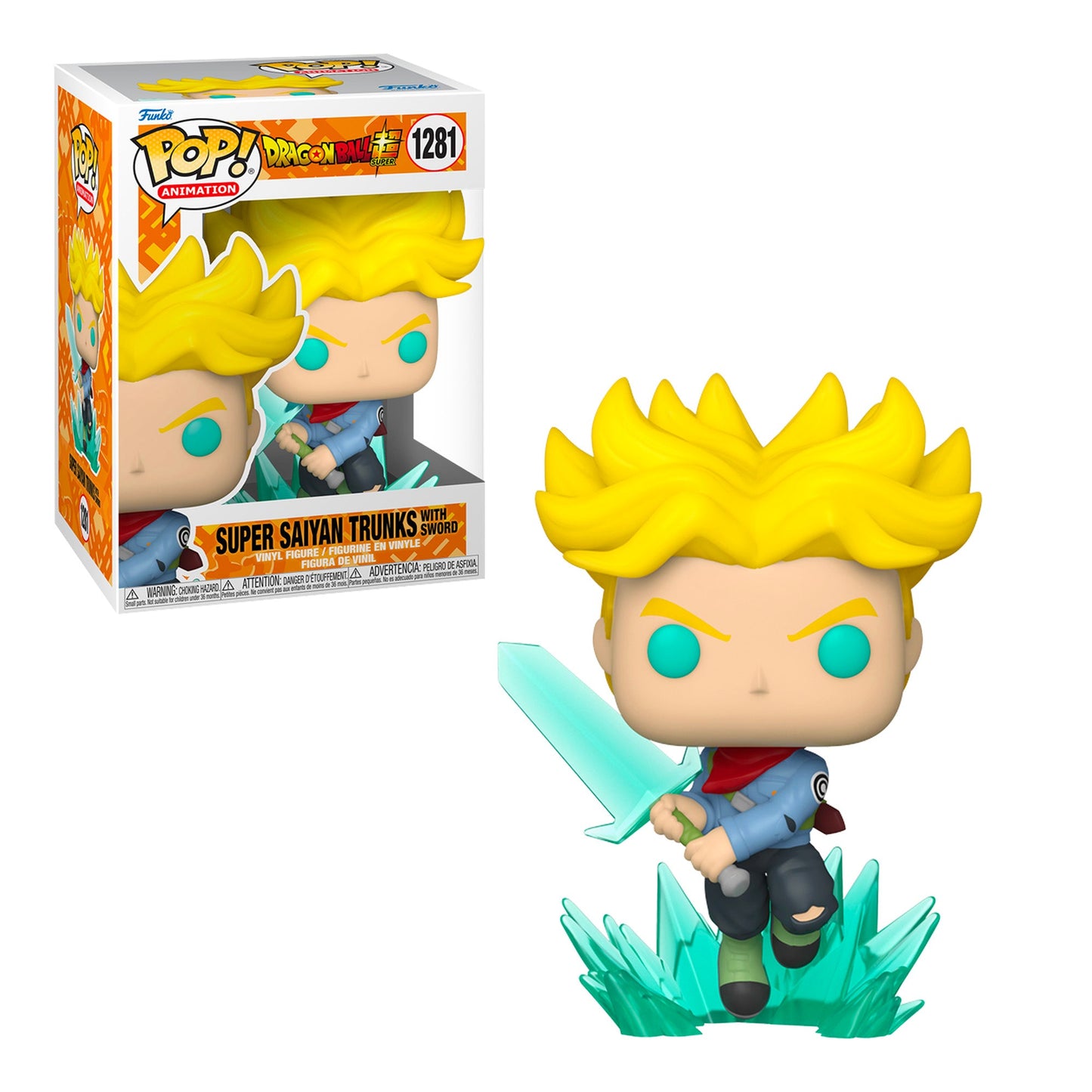 Funko Pop! Animation: Dragon Ball Super - Super Saiyan Trunks with Sword #1281