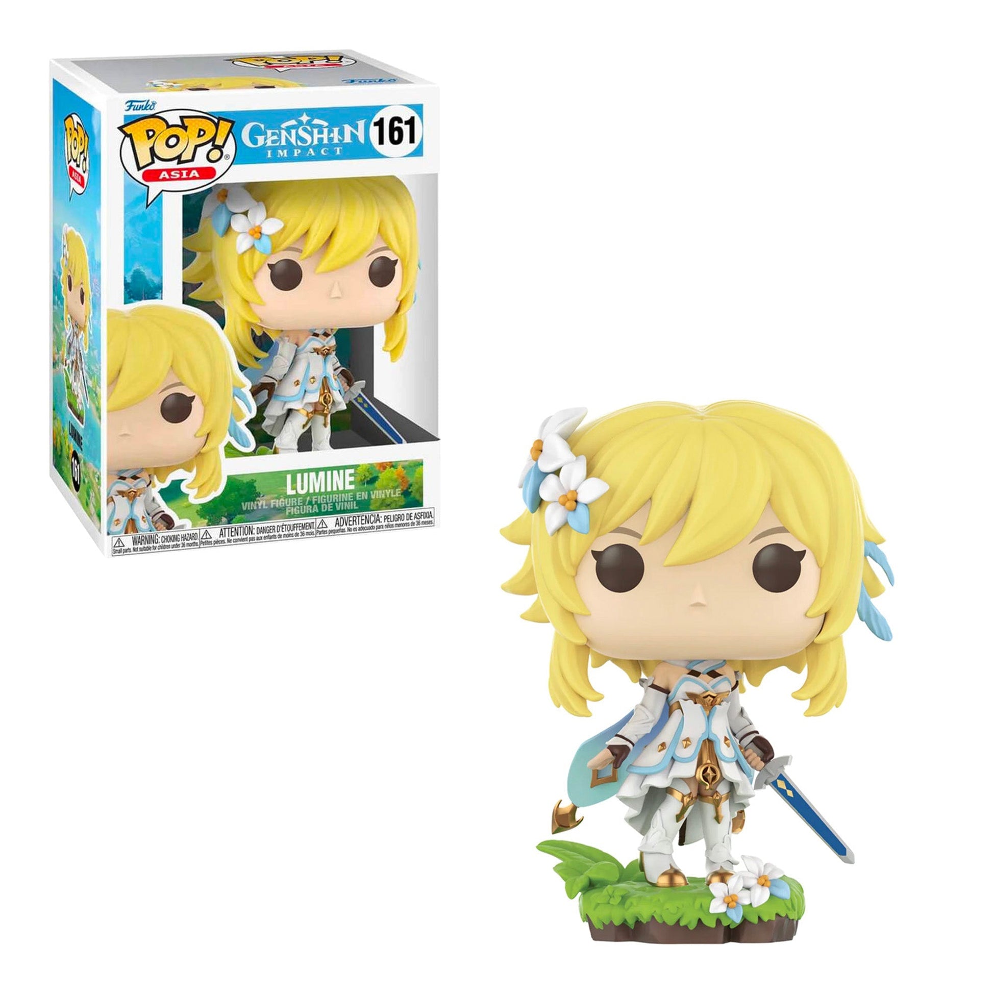 Genshin Impact Starter Duo — Lumine Funko Pop #161 + Venti Cape & Hat Cosplay Set