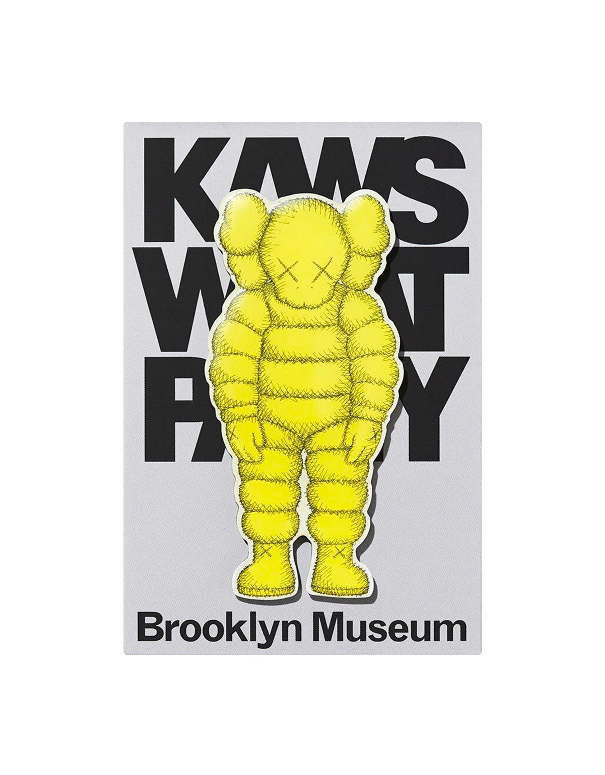 KAWS Brooklyn Museum WHAT PARTY Magnet 3-Pack — Space, Separated & Chum Yellow — side view