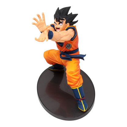 Dragon Ball Super Goku Fes & Zenkai Figure 3-Pack — Child Goku, Son Goku & Super Saiyan Vegito — back view
