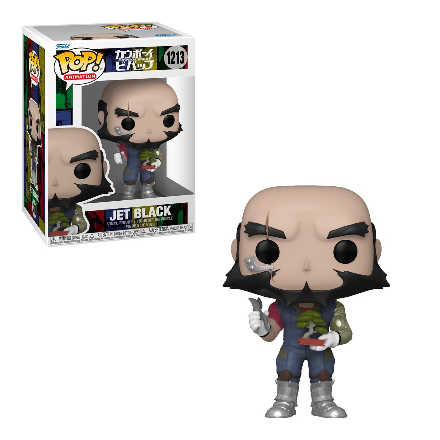 Cowboy Bebop Funko Pop 4-Pack — Spike, Jet, Faye & Julia (agent draft T456) — back view
