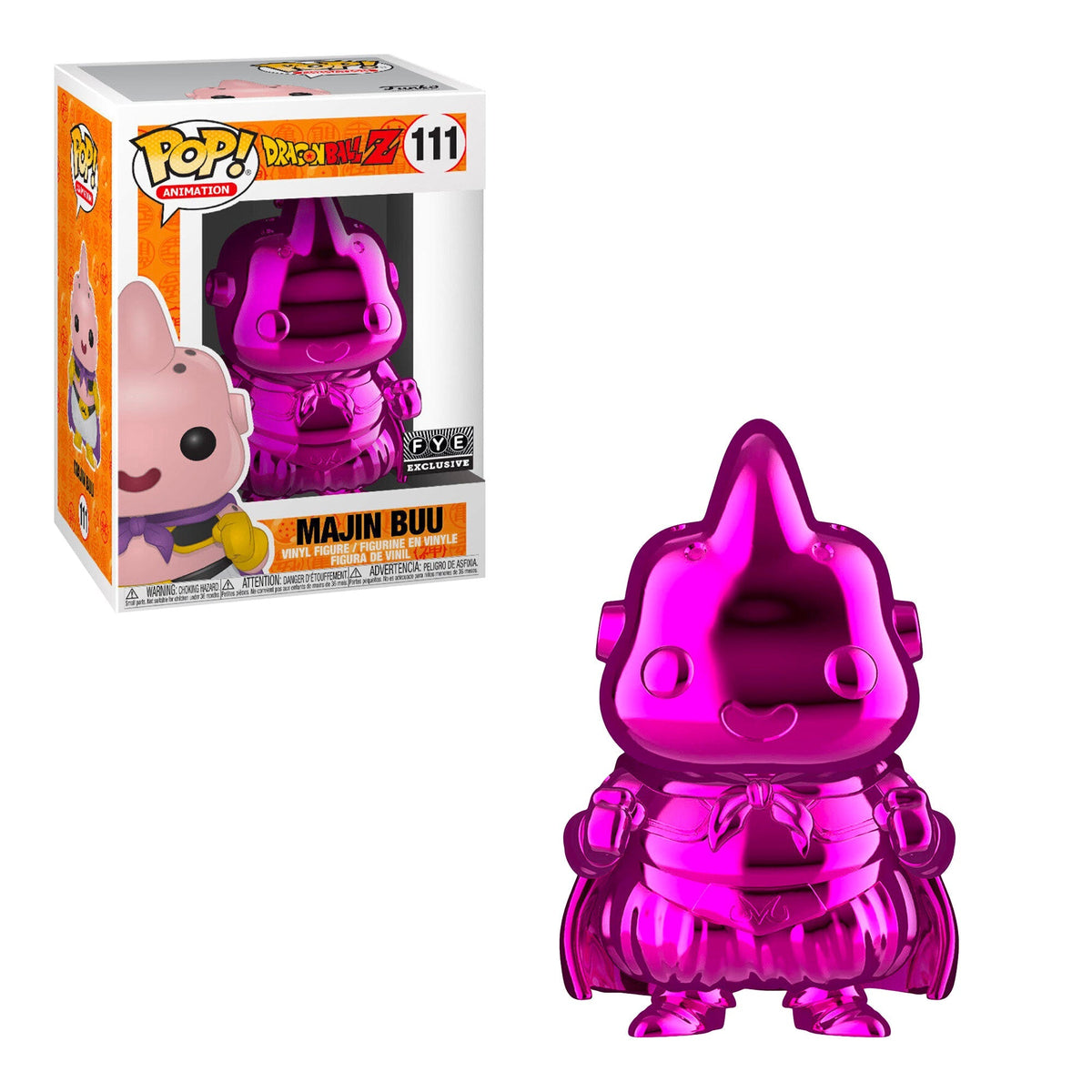 Dragon Ball Z Funko Pop 3-Pack — Dr. Gero, Majin Buu & Goku with Wings — back view